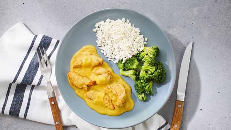 Salzarme_Menues - Haehnchenfilets-in-Currysoße